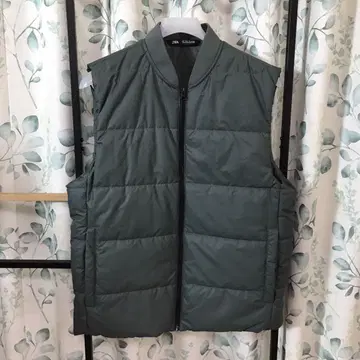 ZARA 자라 남성용 아우터 베스트 그린 계열 L 사이즈