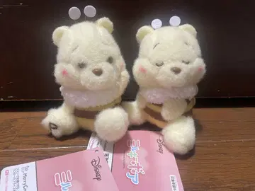 밀키 보아 푸우 봉제 인형 2체 세트