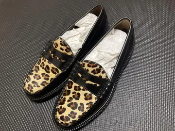G.H.BASS Weejuns 송치 레오파드 로퍼