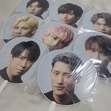 SnowMan 부채 8장 세트