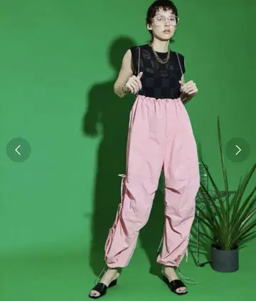 MAISON SPECIAL 사이드 리본 2way 팬츠