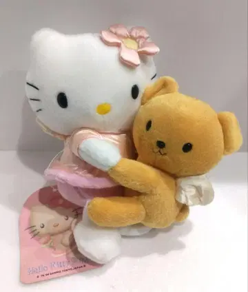 산리오 헬로키티 엔젤 봉제 인형 키티 타이니참 1999