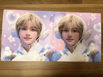 TXT 범규 슬로건 금발 핑크