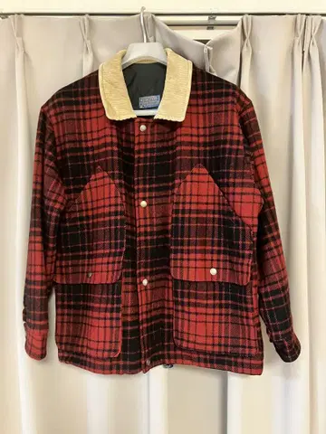 70s PENDLETON 아웃도어스맨 매키노 체크 빨검