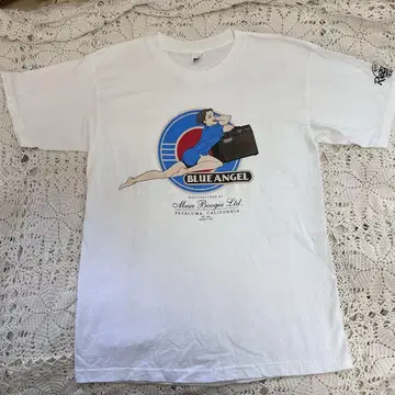 메사 부기 T셔츠 미국제 코튼 100% 밴드T셔츠 화이트
