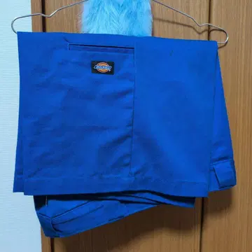 Dickies 파랑 하프 팬츠 워크 팬츠 36인치