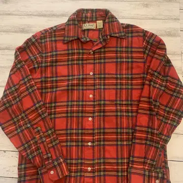 LL bean 플란넬 셔츠 USA 제조