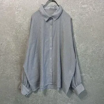 aquaist ( L ) 스트라이프 셔츠*시어 셔츠*비침*시스루*
