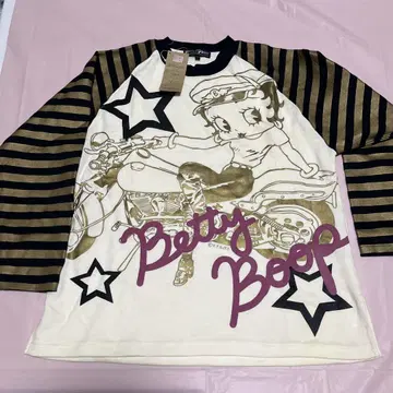 택 포함 미사용 새상품 베티 트레이닝복 BETTY BOOP