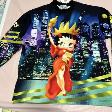 레트로 레어 BETTY BOOP 베티 트레이닝복 미사용 새상품