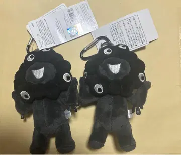 블랙 미야쿠미야쿠 카라비너 포함 마스코트 스탠딩 2개 세트