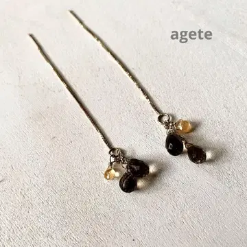 agete 아가트 K10 아메리칸 귀걸이
