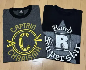 WWE CAPTAIN CHARISMA & Rated R 티셔츠 M 사이즈