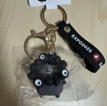 산리오 블랙 미야쿠미야쿠 폼폼푸딩 블랙 키링 만박