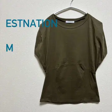 ESTNATION 에스트네이션 슬리브리스 티셔츠