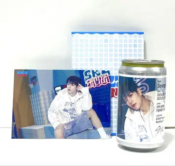 SKZ 사우나 스트레이 키즈 승민 캔과 포토 카드 세트