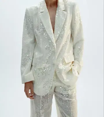[ ZARA ] 스팽글 자켓 XS