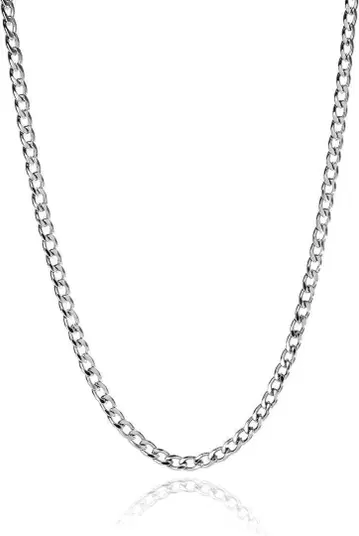 [ M1806-24-10 ] 목걸이 스테인리스 체인 4mm-50cm