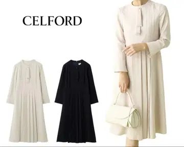CELFORD 보타이 플리츠 원피스 셀포드