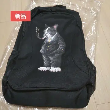 신사 불독과 외출! smoking BUHI 개성파 디자인 백팩