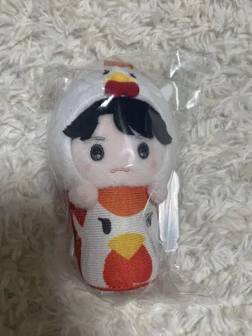 다이모리 모토키 따라하기 카라아게쿤 봉제 인형 키체인 (덤 포함)