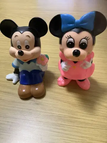 미키&미니 피규어 미쓰비시 은행 저금통