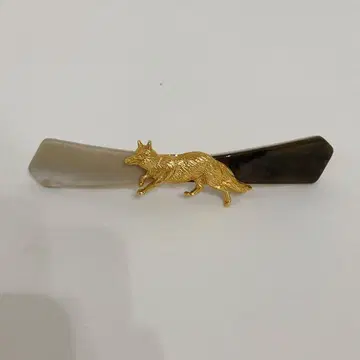 새상품급 SAKURAYAMA 여우 모티브 머리핀