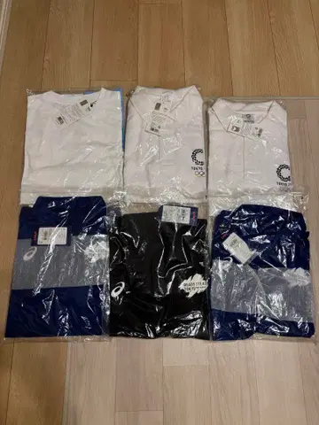 도쿄 2020 올림픽 패럴림픽 T셔츠 피케 셔츠 6벌 TOKYO