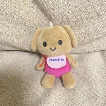 파피나 봉제 인형 베이지 마스코트