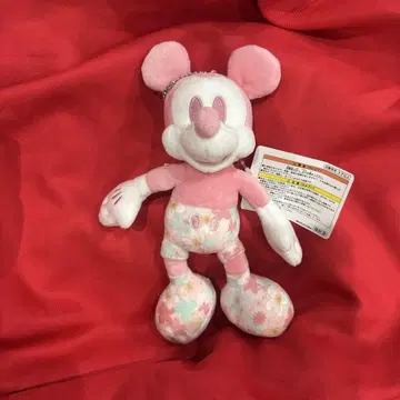 인형 배지 미키 바 벚꽃 디즈니 미니