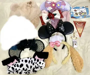 디즈니 머리띠 헤어밴드 캡+잡화 묶음 판매