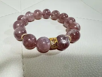 핑크 운모 팔찌