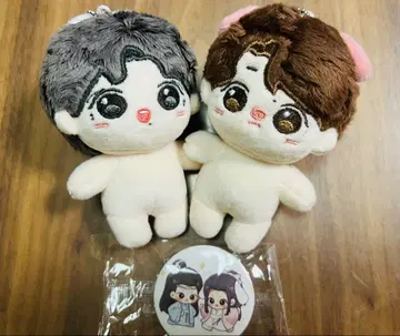 즉시 구매 10cm 왕일박 초전 봉제 인형 페어 bjyx 0826