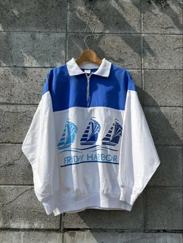 90's 세일링 셔츠 MADE IN USA