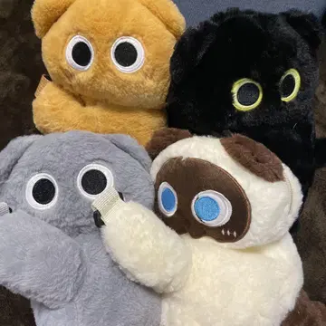 낱개 판매 불가 만마루쨩 눈의 고양이 봉제 인형 숄더백 고양이