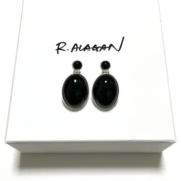 [ 새상품급 ] R.ARAGAN 라라간 오닉스 귀걸이