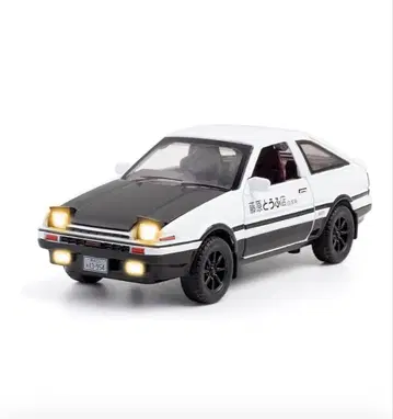 미사용품 1/32 도요타 AE86 합금, 라이트, 사운드 기믹 만재