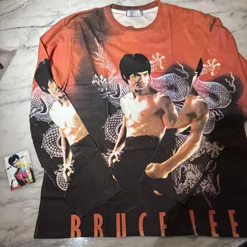 브루스 리 긴팔 T셔츠 KING OF KUNG FU 포함