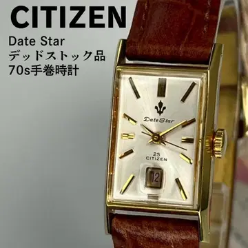 데드스탁 CITIZEN 시티즌 데이트 스타 1970년대 수동 와인딩 시계