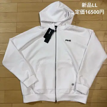 새상품 PING 후디 후드티 화이트 LL XL