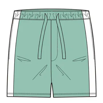 하이큐!! 아오바죠사이 고교 유니폼 하프 팬츠 10주년 M 사이즈