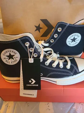 CHUCK 70 HI BLACK/EGRET 27.0 converse us