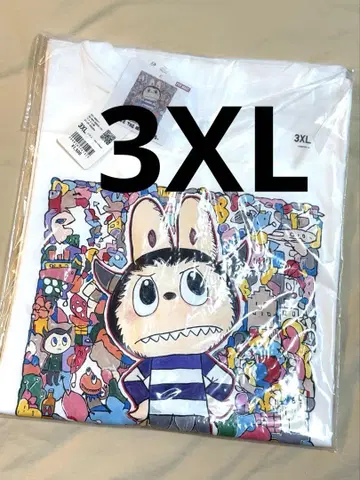 유니클로 UT 팝마트 러브브 T셔츠 3XL 사이즈 화이트