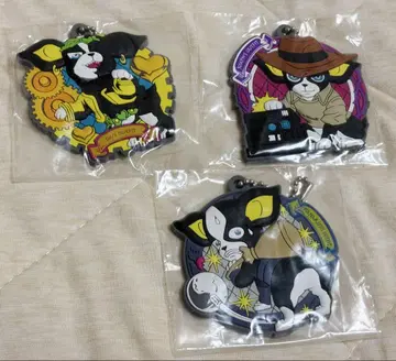 죠죠의 기묘한 모험 이기 코스프레 마스코트 러버 스트랩 3개 세트