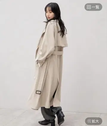 로리즈팜 트렌치코트 컬트렌치코트