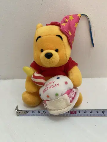 2000년대 곰돌이 푸 벌스데이 봉제 인형