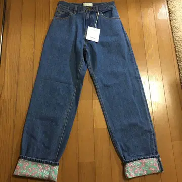 searoomlynn Fabric 콤비 스트레이트 SRN02 청바지