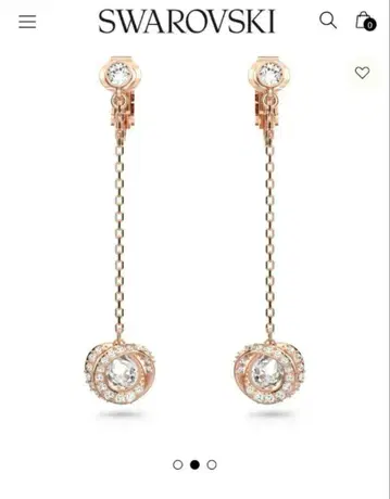 새상품 SWAROVSKI Generation 귀찌 스와로브스키