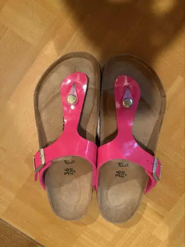 BIRKENSTOCK 핑크 플립플랍 36