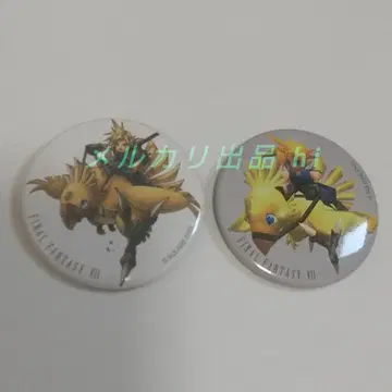 FF7 파이널 판타지7 캔뱃지 2개 세트 클라우드